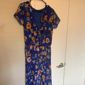 Floral romper/maxi. Size M.
